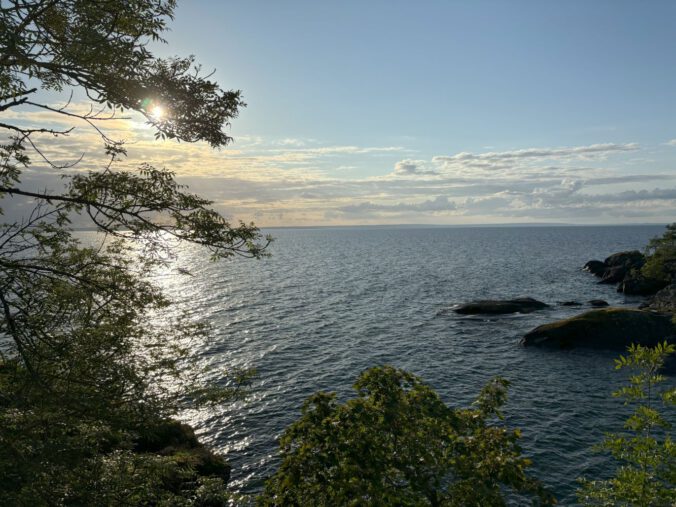 Blick auf den Vättern.