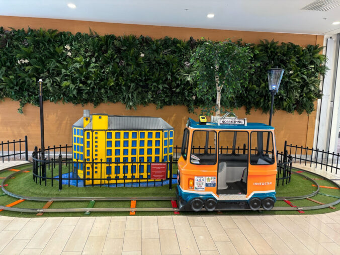 Straßenbahnkarussel.