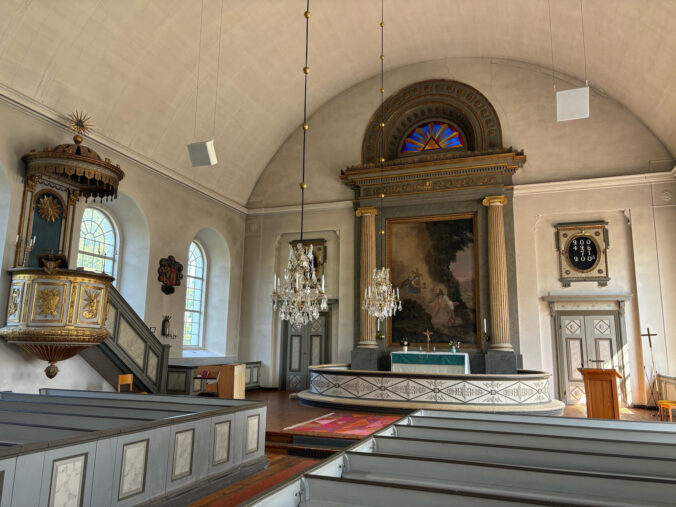 Innenraum einer Kirche.